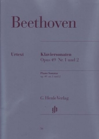 Beethoven Sonatas (2) Op49 No 1 Gmin/no 2 G Piano Sheet Music Songbook