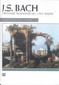 Bach Invention (2-part) No 1 C Major Piano Sheet Music Songbook