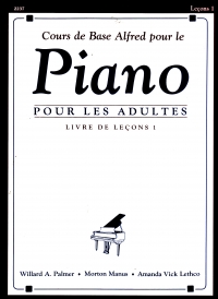 French Ed - Alfred Basic Adult P/c Lesson Level 1 Sheet Music Songbook
