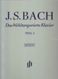 Bach Well Tempered Clavier Part I Hardback Piano Sheet Music Songbook