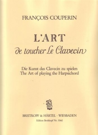 Couperin Lart De Toucher Le Clavecin Sheet Music Songbook