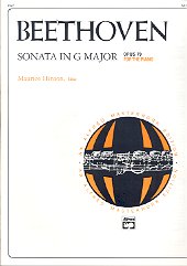 Beethoven Sonata Op79 Gmajor Piano Sheet Music Songbook