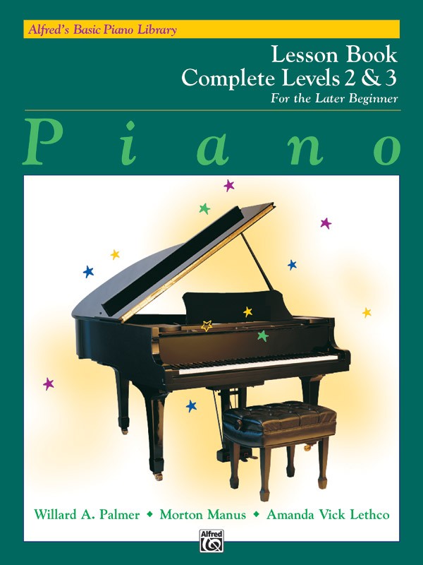 Alfred Basic Piano Lesson Bk Complete Levels 2 & 3 Sheet Music Songbook
