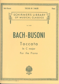Bach Tocatta In C Major (busoni) Piano Sheet Music Songbook