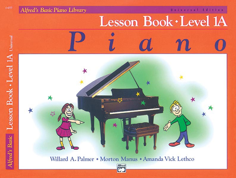Alfred Basic Piano Lesson Bk Level 1a Eng/univ+cd Sheet Music Songbook