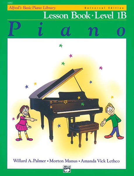 Alfred Basic Piano Lesson Bk Level 1b Eng/univ+cd Sheet Music Songbook