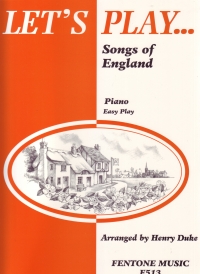 Lets Play Songs Of England Duke Piano Sheet Music Songbook