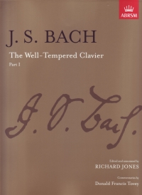Bach Well Tempered Clavier Part 1 Jones P/b Piano Sheet Music Songbook