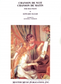 Elgar Chanson De Nuit/chanson De Matin Piano Sheet Music Songbook