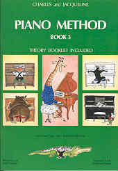 Charles & Jacqueline Piano Method Vol 3 Sheet Music Songbook