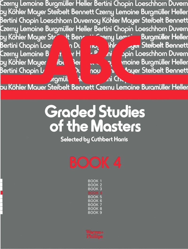 Abc Graded Studies Of The Masters Bk4 Harris Piano Sheet Music Songbook