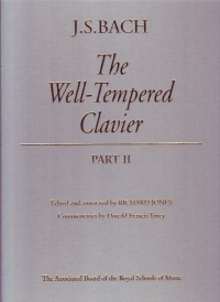 Bach Well Tempered Clavier Part 2 Jones H/b Piano Sheet Music Songbook