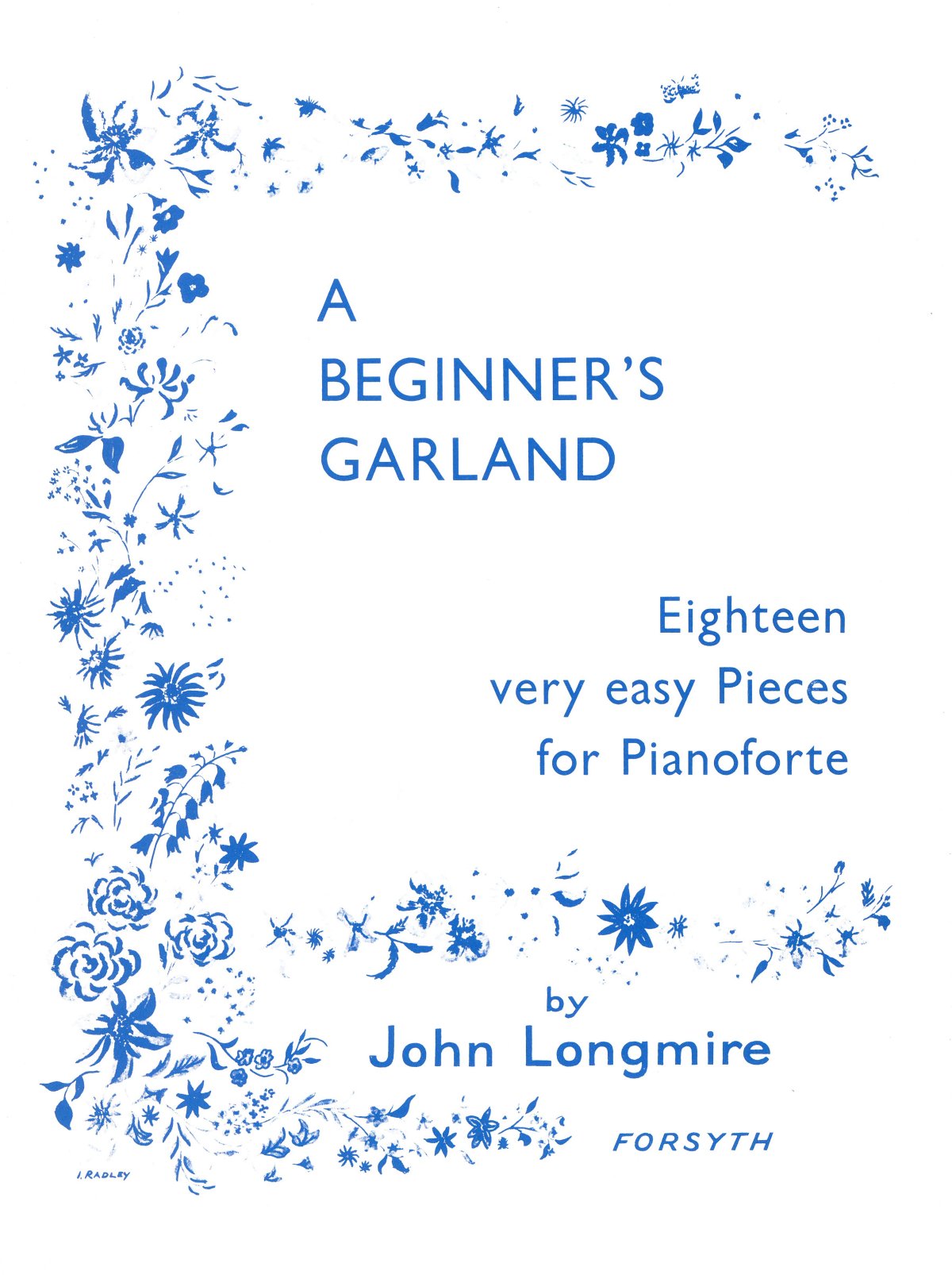 Beginners Garland 18 Very Easy Pieces Piano Sheet Music Songbook