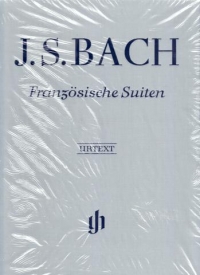 Bach French Suites Hardback Piano With Fingering Sheet Music Songbook