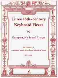 Three 18th Century Keyboard Pieces Piano Sheet Music Songbook