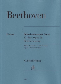 Beethoven Concerto No 4 Op58 G (2 Pno/4 Hnd) Sheet Music Songbook