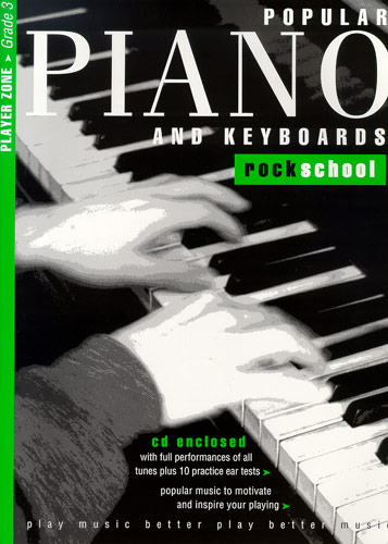 Rockschool Popular Piano Grade 3 Player Zone Sheet Music Songbook