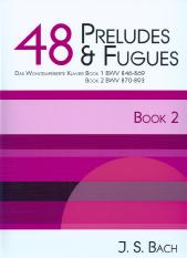Bach Preludes & Fugues (48) Book 2 Bwv870-893 Sheet Music Songbook