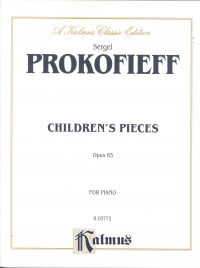 Prokofiev Childrens Pieces Piano Sheet Music Songbook