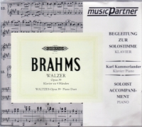 Brahms Waltzes Op39 Cd Music Partner Sheet Music Songbook