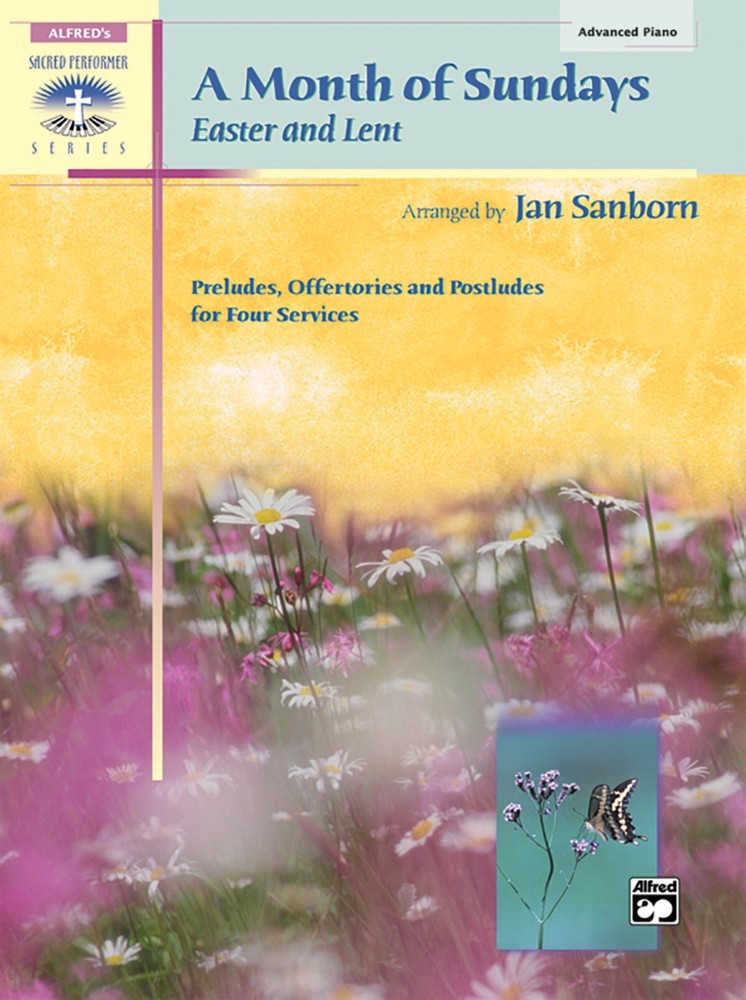 Month Of Sundays Easter & Lent Sanborn Book/cd Sheet Music Songbook