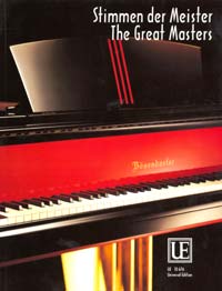 Great Masters Sauer Piano Sheet Music Songbook
