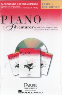 Piano Adventures Lesson Book Level 1 Background Cd Sheet Music Songbook