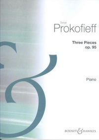 Prokofiev 3 Pieces Op95 Piano Sheet Music Songbook