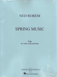 Rorem Spring Music Pf Trio (study/pocket) Sheet Music Songbook