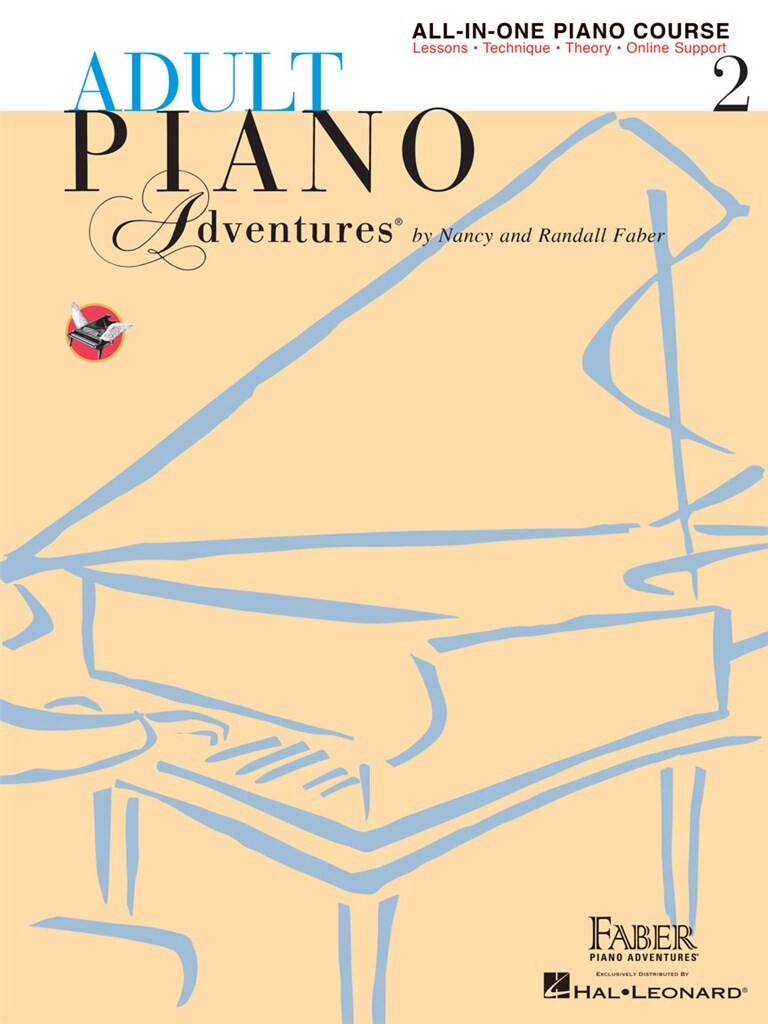 Adult Piano Adventures All In One Lesson Book 2 Sheet Music Songbook