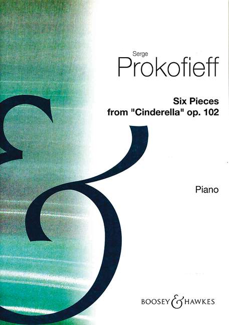 Prokofiev 6 Pieces From Cinderella Op102 Piano Sheet Music Songbook