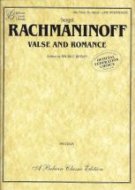 Rachmaninoff Valse & Romance Hinson 1pf/6hnd Sheet Music Songbook