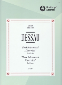 Dessau Intermezzi (3) & Guernica After Picasso Sheet Music Songbook
