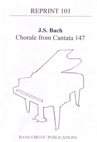 Bach Jesu Joy Of Mans Desiring (cantata147) Piano Sheet Music Songbook