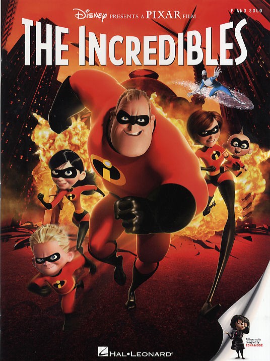 Incredibles Piano Solos Sheet Music Songbook