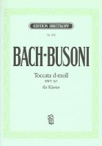 Bach Toccata Dmin Busoni Bwv565 Piano Sheet Music Songbook