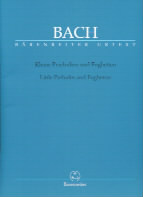 Bach Preludes & Fughettas (little) Topel/erenyi Sheet Music Songbook