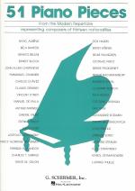 51 Piano Pieces From The Modern Repertoire Sheet Music Songbook