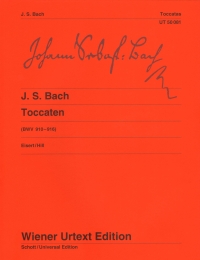 Bach Toccatas Bwv 910-916 Piano Sheet Music Songbook