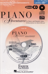 Piano Adventures Lesson Bk Level 2b Background Cd Sheet Music Songbook