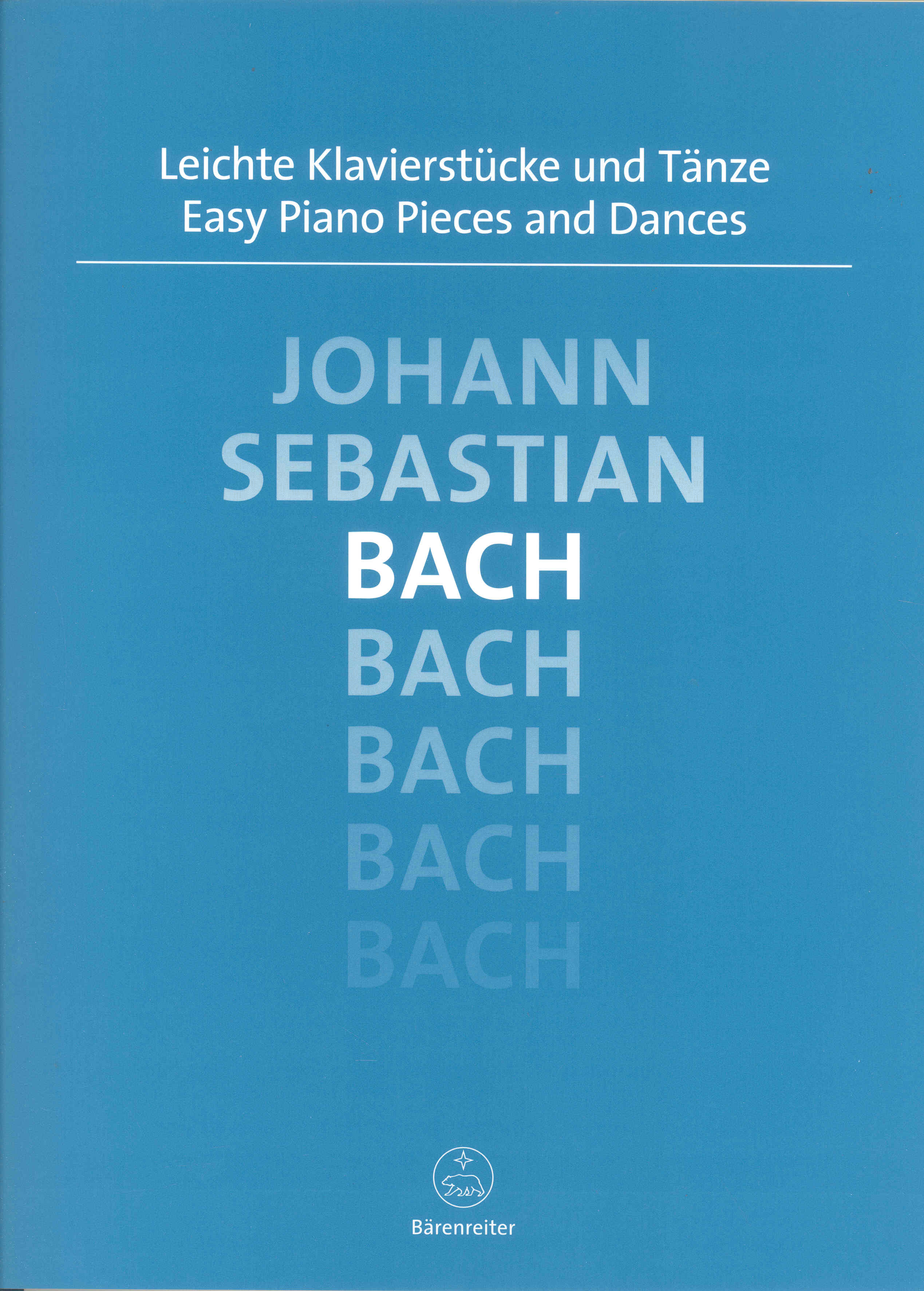 Bach Easy Piano Pieces & Dances Sheet Music Songbook