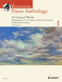 Romantic Piano Anthology 1 Franke Book & Cd Sheet Music Songbook