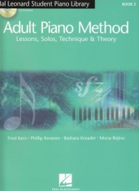 Hal Leonard Adult Piano Method Book 2 + Online Sheet Music Songbook