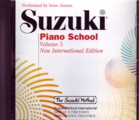 Suzuki Piano School Vol 3 Cd Revised Azuma Sheet Music Songbook