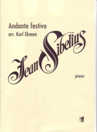 Sibelius Andante Festivo Piano Sheet Music Songbook