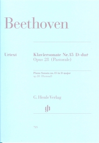 Beethoven Sonata Op28 D Major Pastorale Sheet Music Songbook