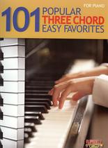 101 Popular Three Chord Easy Favorites Easy Piano Sheet Music Songbook