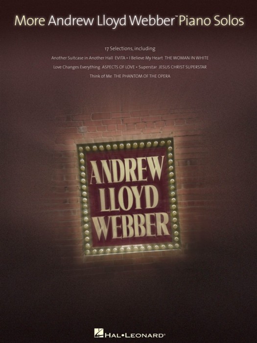 More Andrew Lloyd Webber Piano Solos Sheet Music Songbook