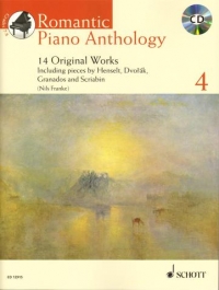 Romantic Piano Anthology 4 Franke Book & Cd Sheet Music Songbook