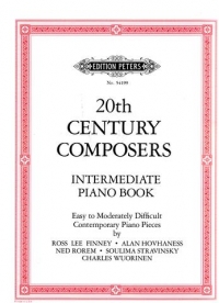 20th Century Composers Intermediate Piano Pieces Sheet Music Songbook